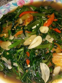 Foto resep Cah Kangkung Pedas