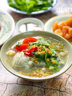Hình của món Canh Cá Bè Nấu Lá Me.