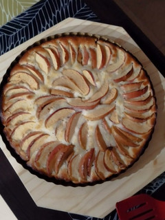 Una foto de Tarta de Manzanas fácil, rica y económica