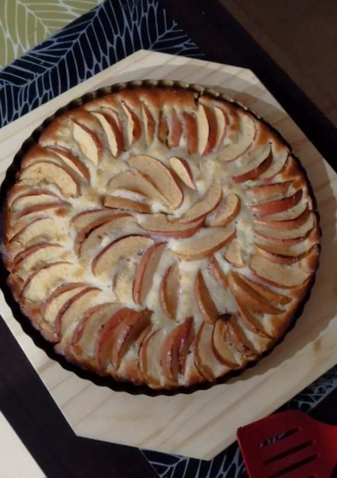 Una foto de Tarta de Manzanas fácil, rica y económica