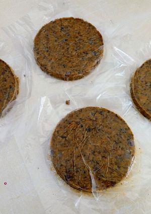 Una foto de Hamburguesa lentejas