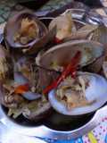 Almejas, mejillones al disco