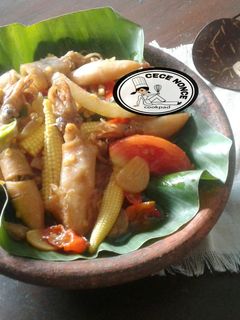 Foto resep Tumis Cumi Asin & Jagung Muda