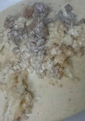 صورة لوصفة يخنة زهرة باللبن