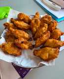 ปีกกลางไก่ทอด