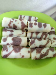 Foto resep Dadar gulung isi fla coklat keju