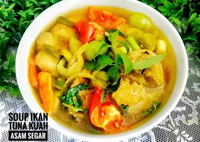 Resep Soup Ikan Tuna Kuah Asam Segar Oleh Farida Sulthan 🇮🇩 Ig