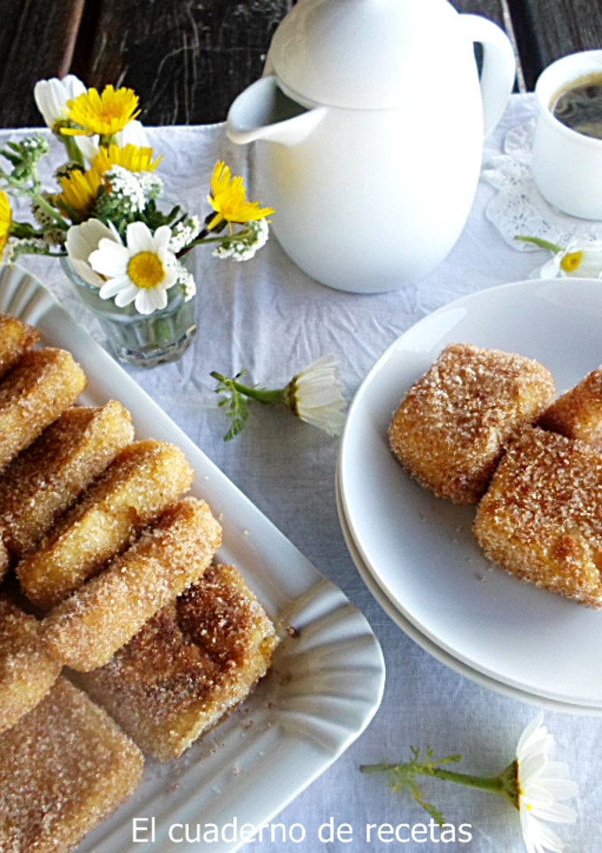 Una foto de Leche Frita {Receta de familia}