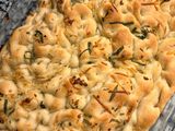 Overnight Garlic Herb & Parmesan Focaccia