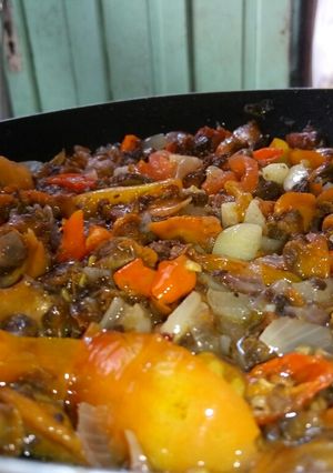 Foto resep Tumis mercon kerang pelangi