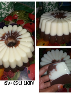 Foto resep Puding Susu Coklat Banana