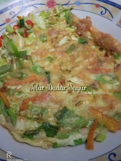 Foto resep Telur Dadar Sayur