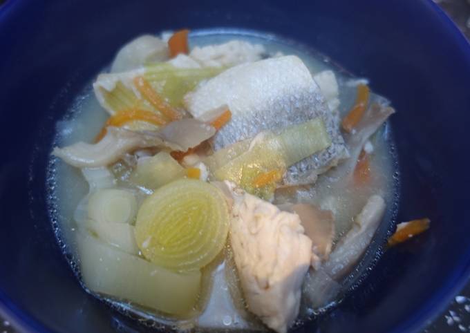 Steps to Make Perfect Healthy &amp; easy sea bass miso soup