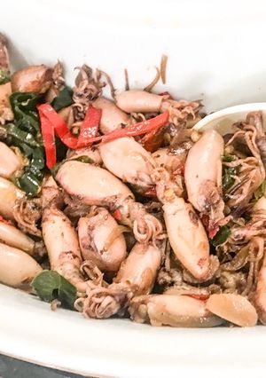Foto resep Cumi Asin Pedas Simple