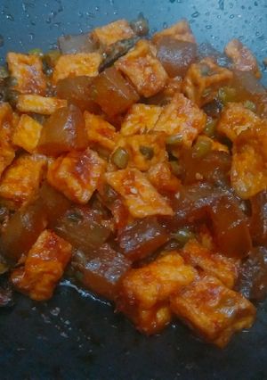 Foto resep Cecek tahu Pedas manis