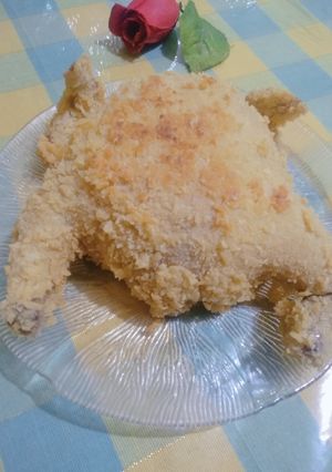 Foto resep Ayam goreng kodok scremble