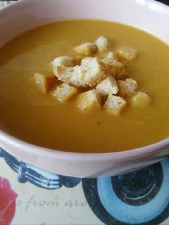 Una foto de Crema de garbanzos asados