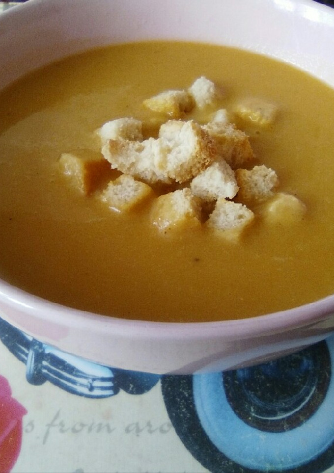Una foto de Crema de garbanzos asados