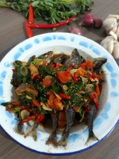 Foto resep Ikan keranjang masak kemangi