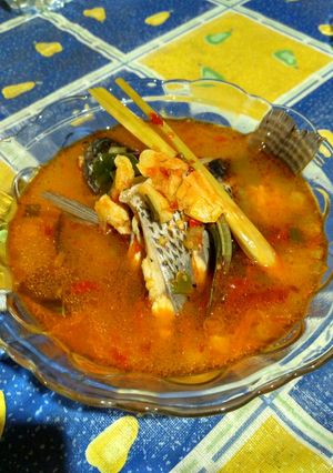 Foto resep Tomyam ikan nila (menu diet)