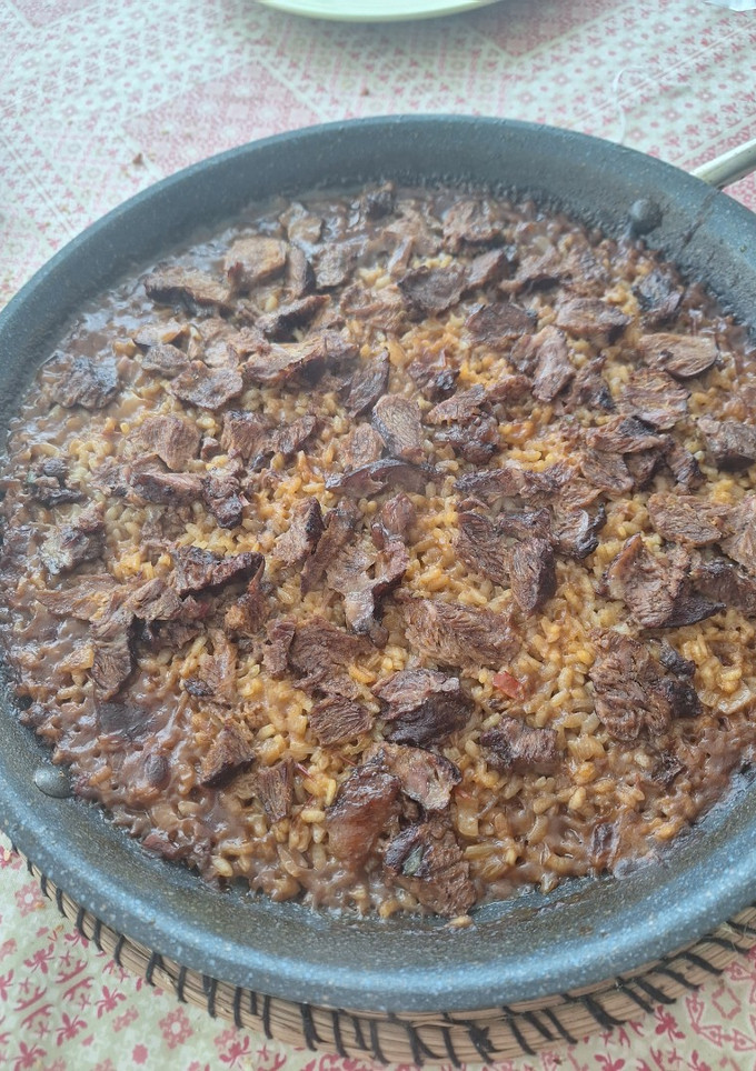 Una foto de Arroz de carrilleras