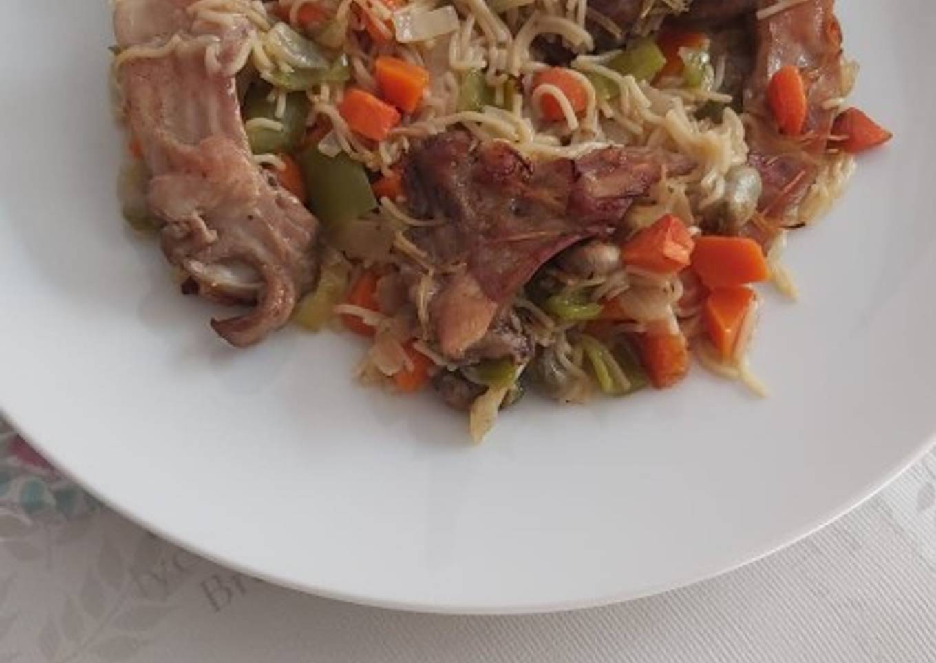Estofado de conejo al horno
