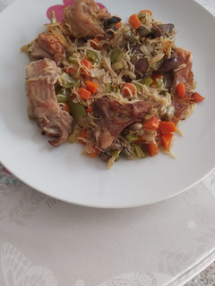 Una foto de Estofado de conejo al horno