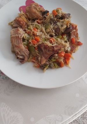 Una foto de Estofado de conejo al horno
