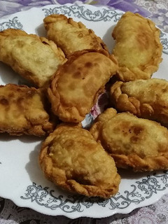 عکسی از دستور پیراشکی مرغ