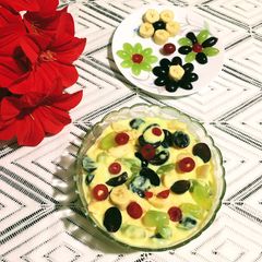 A picture of Mixed Fruit Custard.