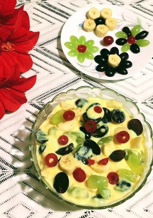 A picture of Mixed Fruit Custard.
