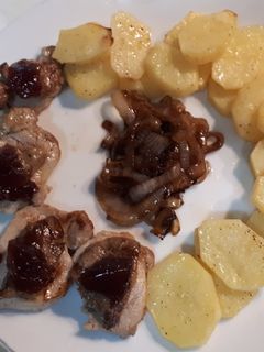 Una foto de Solomillo con foie