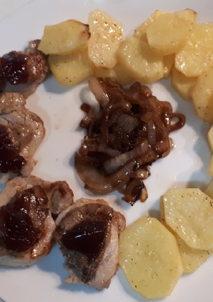 Una foto de Solomillo con foie