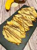Crepes de avena y plátano con Nutella