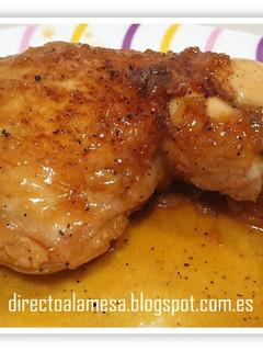 Una foto de Contramuslos de pollo a la miel