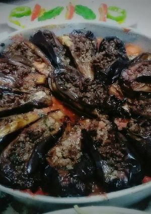 صورة لوصفة شيخ المحشي(بطنو مشقوق)