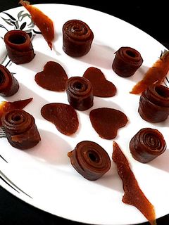 عکسی از دستور لواشک آلو زرد