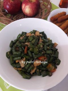 Foto resep Oseng kacang panjang