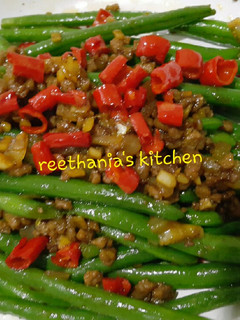 Foto resep Buncis cah daging giling