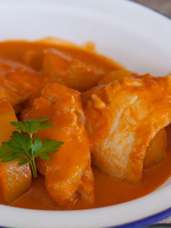 Una foto de Bacalao a la vizcaína