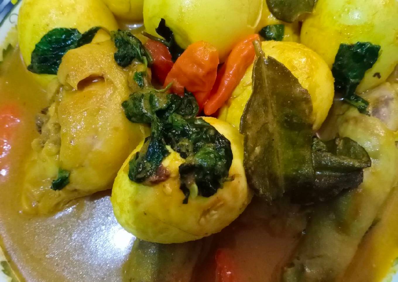 Ayam woku tidak pedas