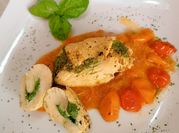 A picture of dinner chicken breasts