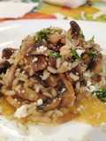 Risotto with Cremini Mushrooms and Pecorino Crotonese