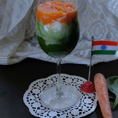A picture of Tricolour Smoothie.