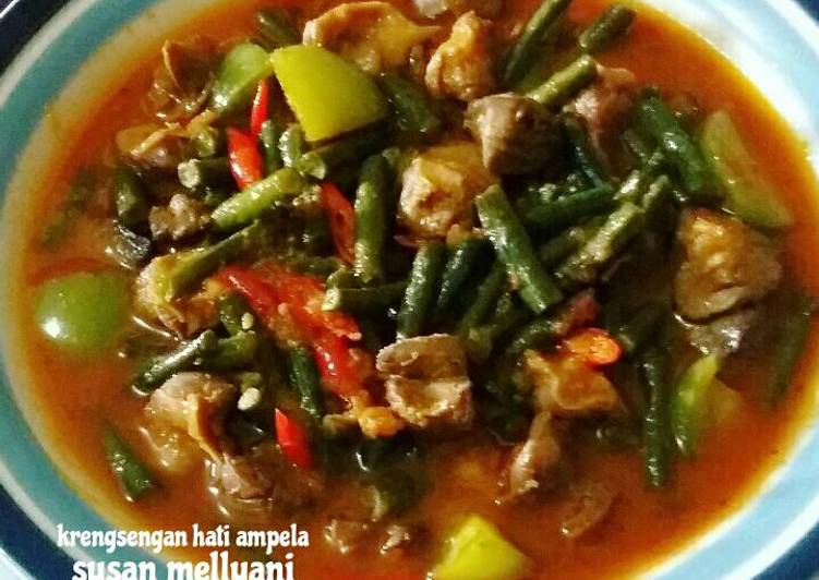 Resep Krengsengan hati ampela 🐓, Bisa Manjain Lidah