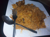 Jellof Rice with potatoes