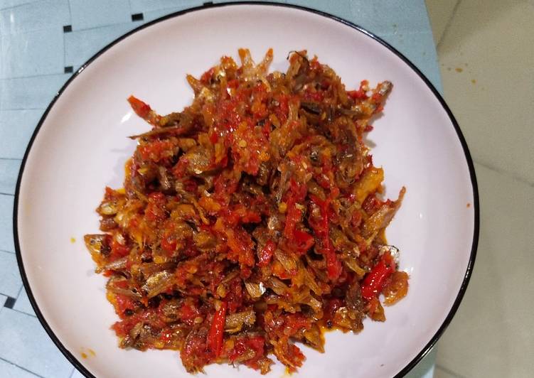 Resep Baru Balado Ikan Teri Gurih Mantul