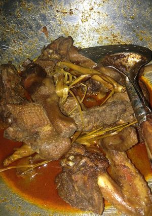 Foto resep Rendang ayam kampung