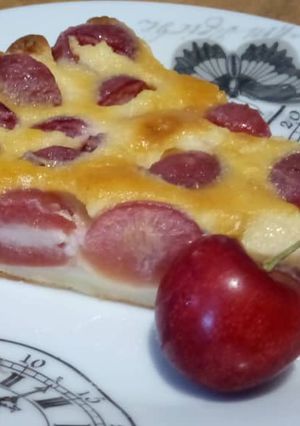 Une photo de Le clafoutis aux cerises 🍒