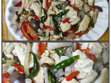 Oseng Tahu Jamur Pedas